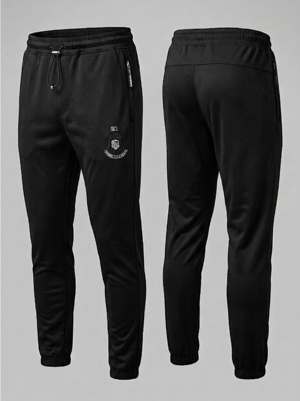 Men's Black Athletic Jogger Pants